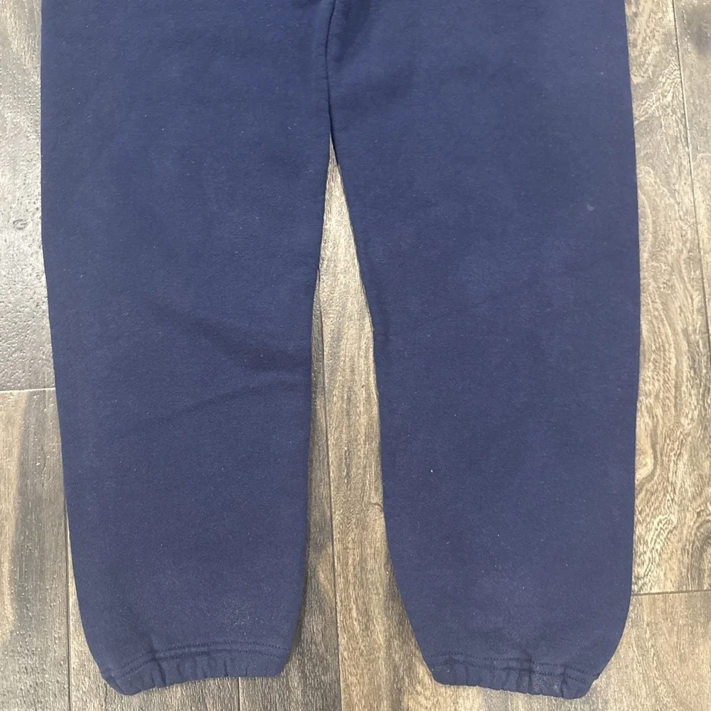 Vintage Russell Athletics Tapered Sweatpants Men's Size M Navy Blue Made‎ In USA